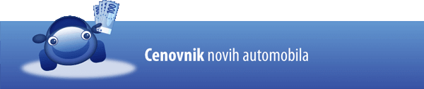 Cenovnik novih automobila sa cenama registracije u Srbiji